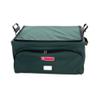 TreeKeeper (Green Christmas Ornament Storage Box with Dividers) - Deluxe Ornament Keeper - Holds 72 Ornaments up to 4 Inches in Diameter | 3 Removable Trays with Separators | Acid-Free Fabric Lining view 2