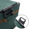 TreeKeeper (Green Christmas Ornament Storage Box with Dividers) - Deluxe Ornament Keeper - Holds 72 Ornaments up to 4 Inches in Diameter | 3 Removable Trays with Separators | Acid-Free Fabric Lining view 3