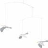 Flensted Mobiles Soaring Seagulls Hanging Mobile - 16 Inches Plastic - Handmade in Denmark - Home Decor, Unisex, Hanging Mount view 1