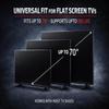QuakeHOLD! Universal Flat Screen TV Safety Straps, Nylon Anti-Tip Adhesive Straps, Earthquake Protection, For TVs and Furniture, Child Proofing for Home Safety, Easy Installation, Black, 1 Pack view 4
