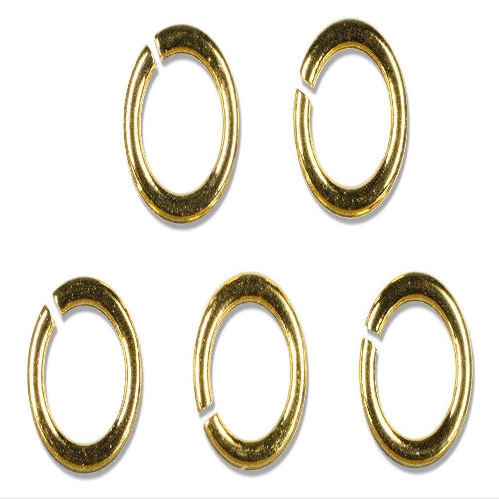 Cousin 2949709 Gold Elegance 14K Gold Plate Open Ring, 25-Piece
