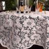 AK TRADING CO. 60" Round Floral Lace Crochet Tablecloth Overlay  Ivory Elegant Table Cover for Weddings & Home Dcor view 1