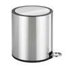 WENKO Pedal bin Monza of Stainless Steel 3l Shiny, 18.5 x 24.5 x 25.5 cm, Glossy view 1
