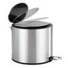 WENKO Pedal bin Monza of Stainless Steel 3l Shiny, 18.5 x 24.5 x 25.5 cm, Glossy view 3