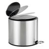 WENKO Pedal bin Monza of Stainless Steel 3l Shiny, 18.5 x 24.5 x 25.5 cm, Glossy view 4