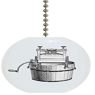 Wringer Washing Bucket Laundry Solid Ceramic Fan Pull