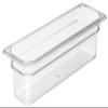 Cambro Camwear Food Pan, 1/2 by 4-Inch, Long Clear view 1