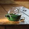 Staub Cast Iron 1-qt Round Tea Kettle - Basil, Made in France view 2