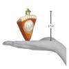 Old World Christmas Ornaments: Piece of Pumpkin Pie Glass Blown Ornaments for Christmas Tree (32019) 2.5 x 3.25 view 3