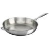 Le Creuset Tri-Ply Stainless Steel 12.5" Deep Fry Pan with Helper Handle view 1