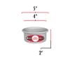 Fat Daddio's PCC-42 Anodized Aluminum Round Cheesecake Pan, 4 x 2 Inch view 3