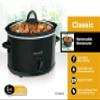 Crock-Pot 4-Quart Manual Slow Cooker, Black view 3