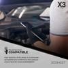 AMMEX X3 Black Nitrile Disposable Industrial Gloves 3 Mil, Latex/Powder-Free, Food-Safe, Non-Sterile, Textured, X-Large, Box of 100 view 4