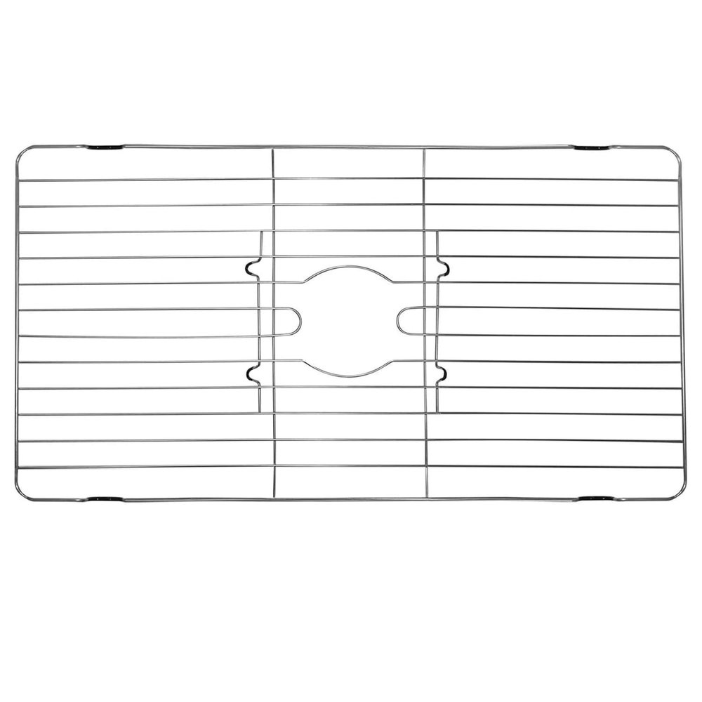 Better Houseware Stainless Steel Sink Protector Mat - Stainless Steel Sink Rack for Bottom of Sink Protectors for Kitchen Sinks 24 x 12 x 1