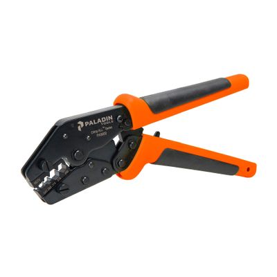 Paladin Tools PA8049 CrimpALL Professional Crimping Tool | Ratcheting Wire Crimper for 1855/1505, Universal HDTV Type BNC/TNC Connectors