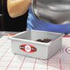Fat Daddio's PSQ-663 Anodized Aluminum Square Cake Pan, 6 x 3 Inch view 3