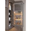 Rev-A-Shelf 18" 3 Tiered Pull Out Shelf Organizer for Kitchen Cabinets, Pantry Storage Spice Seasoning Rack, Door/Wall Mounted, Maple Wood, 4SR-18 view 3