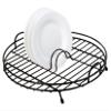 Delfinware 2001BK Black Circular Drainer view 1