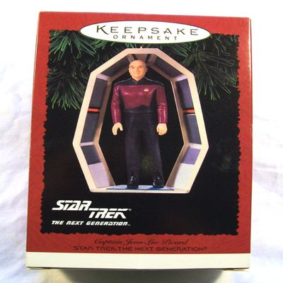 Star Trek The Next Generation Captain Jean Luc-Picard 1995 Hallmark Keepsake Ornament