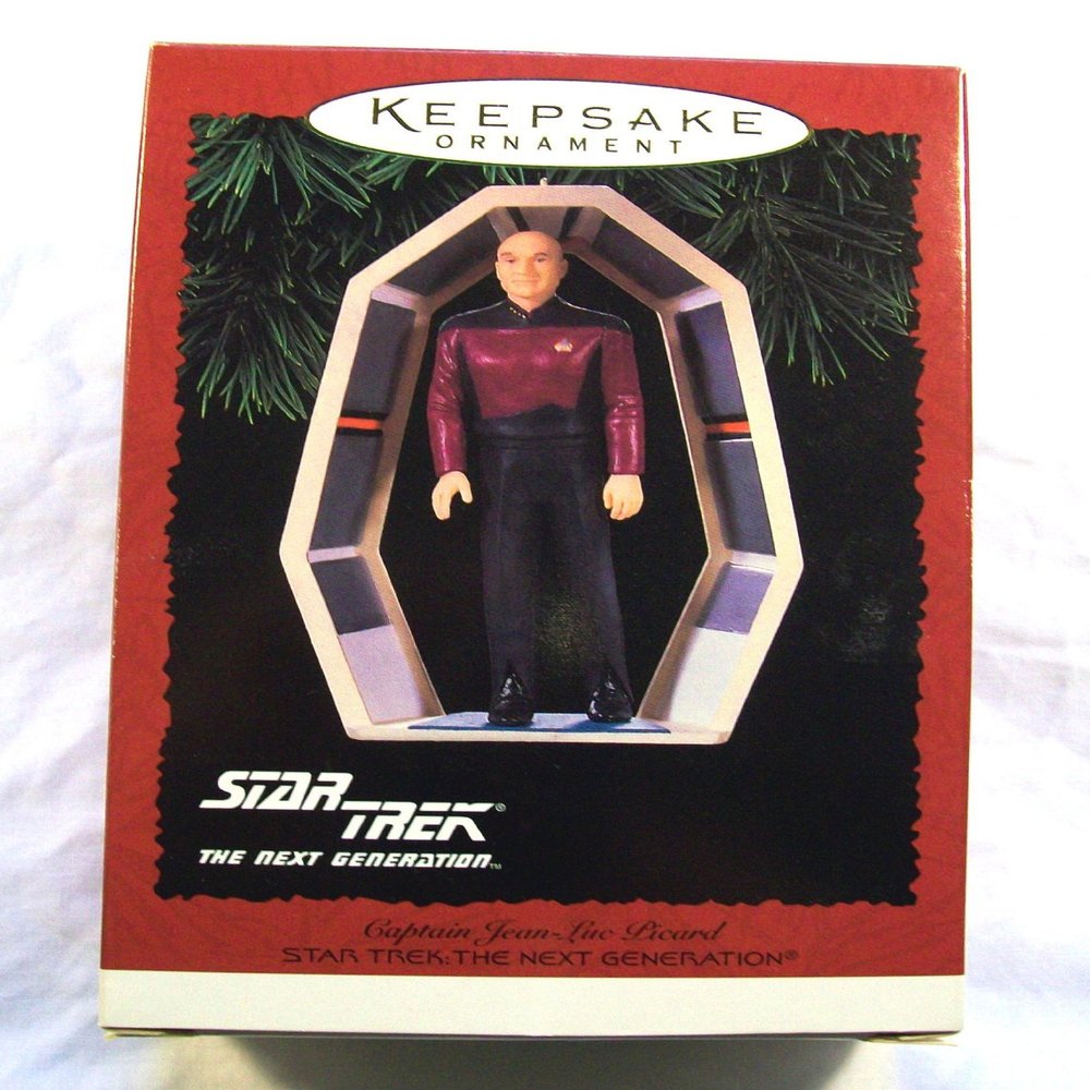 Star Trek The Next Generation Captain Jean Luc-Picard 1995 Hallmark Keepsake Ornament