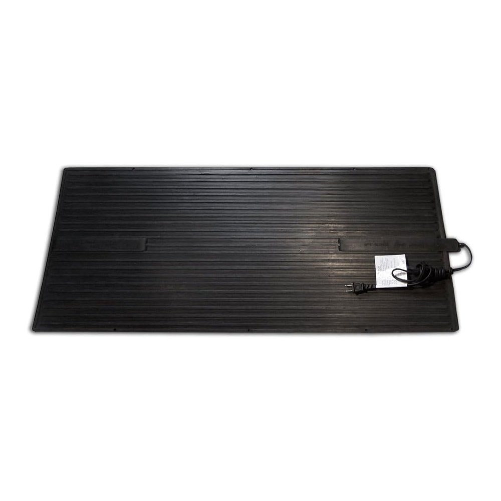 Cozy Products Super Foot Warmer, Portable Heated Rubber Mat, Ideal Space Heater for Home, Office, Garage, and Car, 135 Watts, Black, 36.5" x 16" x 0.25"