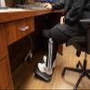 Cozy Products Toasty Toes Foot Warmer, Ergonomic Heated Footrest with 3 Adjustable Positions and 2 Heat Settings, Portable Space Heater, 105 Watts, Black, 12" x 18" x 5" view 4