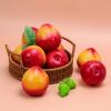 Gresorth 6pcs Artificial Peach Decoration Fake Nectarine Fruit Display Faux Lifelike Fruits Ornament Home Party Kitchen Christmas view 4