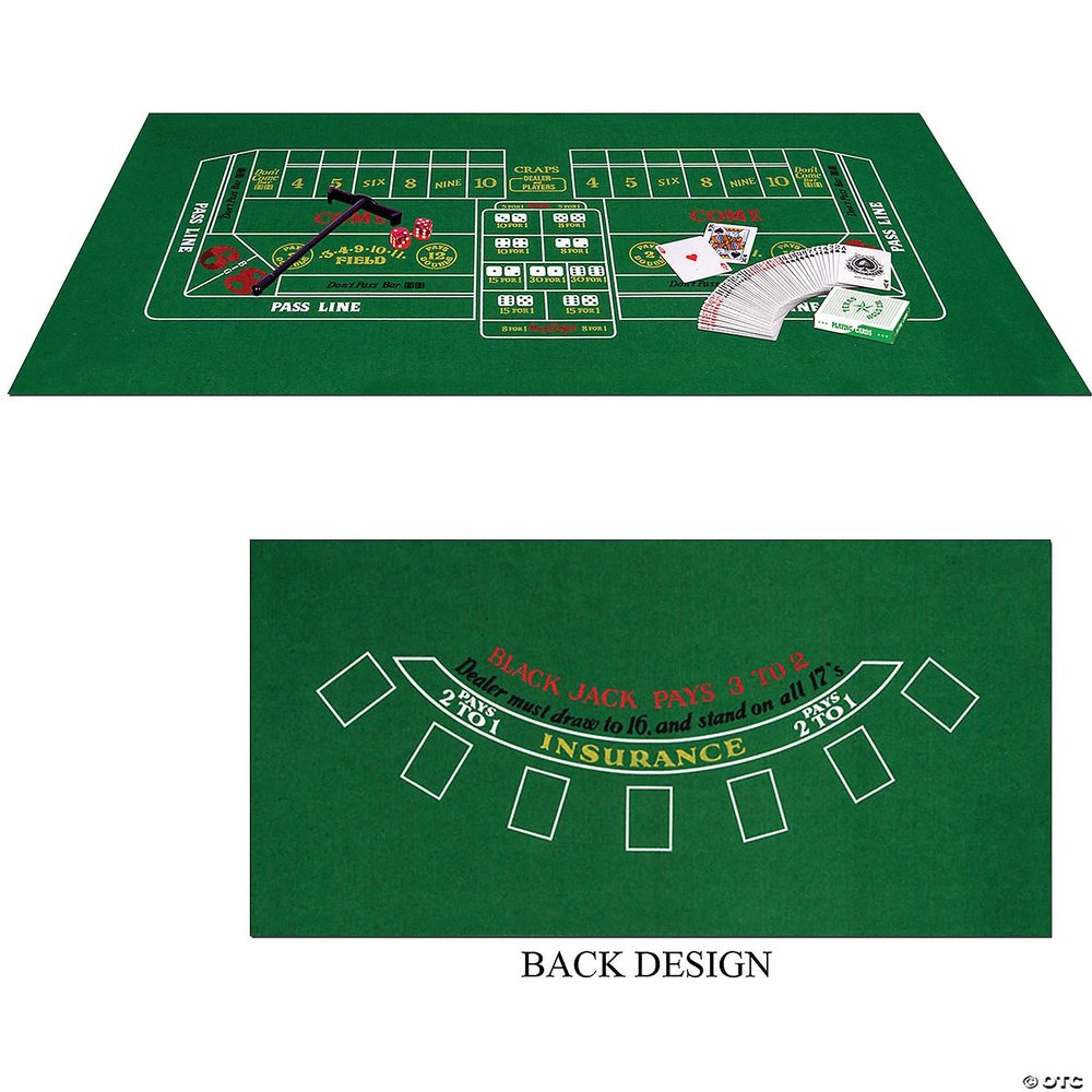 Beistle Blackjack/Craps Set