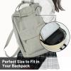 MIER Small Lunch Bag for Kids & Adults Compact Insulated Lunch Box Portable Thermal Mini Cooler for Work School Travel, Black view 4