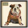 Empire Art Direct Men's Best Bully Dimensional Collage Framed Graphic Paper Under Glass Wall Art by Alex Zeng Ready to Hang, 25" x 25" view 1