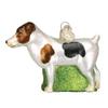 Old World Christmas Jack Russell Terrier Glass Blown Ornament for Christmas Tree, Handcrafted Holiday Decoration, Dog Collection view 1