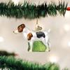 Old World Christmas Jack Russell Terrier Glass Blown Ornament for Christmas Tree, Handcrafted Holiday Decoration, Dog Collection view 2