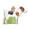 Old World Christmas Jack Russell Terrier Glass Blown Ornament for Christmas Tree, Handcrafted Holiday Decoration, Dog Collection view 3