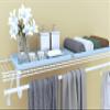 ClosetMaid 5631 SuperSlide Ventilated Shelf Kit with Closet Rod, 4-Foot x 12-Inch, White view 4