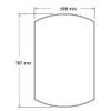 Kohler 3073-NA Archer 20" W x 31" H Aluminum Single-Door Bathroom Medicine Cabinet with Mirror, Recessed or Surface Mount Bathroom Wall Cabinet, Beveled Edges view 3