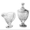 Godinger Dublin Sugar and Creamer Set, Clear view 1