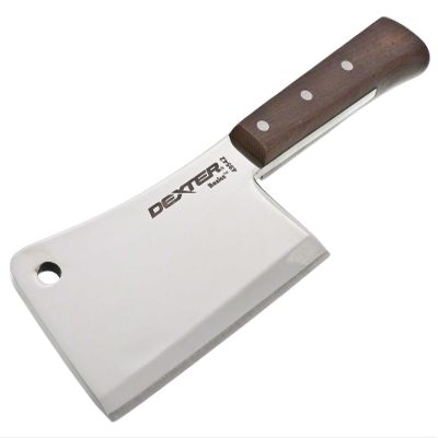 Dexter Russell 49542 Basics (49542) Cleaver, 6" x 1-1/4", Stainless Steel, Rosewood Handle