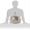 Winco Stainless Steel Round Skimmer, 12-Inch, Medium view 3