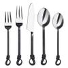 Gourmet Settings Twist and Shout 20-Piece Stainless Steel Flatware Set, Service for 4 view 1
