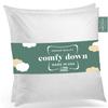 ComfyDown 18X18 Decorative Throw Pillow Insert, Down and Feathers Fill, 100% Cotton Cover 233 Thread Count, Square Pillow Insert - Made in USA (Set of 2) view 1
