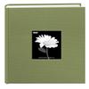 Fabric Frame Cover Photo Album 200 Pockets Hold 4x6 Photos, Sage Green view 1