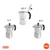 Imusa USA Aluminum Stovetop 6-cup Espresso Maker (B120-43V), Silver view 2