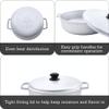 IMUSA Traditional Caldero made in Colombia with Lid, 4.8 Quart, Silver view 2