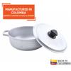 IMUSA Traditional Caldero made in Colombia with Lid, 4.8 Quart, Silver view 3