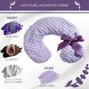 Sonoma Lavender Luxury Lavender Heatable/Chillable Neck Pillow, Microwaveable for Neck and Shoulders with Removable Washable Covers, Great for Relaxation and Pain Relief (Lilac Dot) view 3