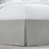 Nestl Silver Bed Skirt King Size - King Bed Skirt 14 Inch Drop - Brushed Microfiber Bed Skirts - Hotel Quality Pleated Bed Skirt - Shrinkage & Fade Resistant view 2