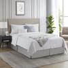 Nestl Silver Bed Skirt King Size - King Bed Skirt 14 Inch Drop - Brushed Microfiber Bed Skirts - Hotel Quality Pleated Bed Skirt - Shrinkage & Fade Resistant view 4