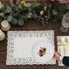 Elegant White Placemat Doilies (Pack of 8) - 9.75" x 14.25" - Premium Paper Table Decorations - Perfect for Parties, Home, & Events view 3