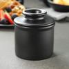 Butter Bell - The Original Butter Bell Crock by L. Tremain, a Countertop French Ceramic Butter Dish Keeper for Spreadable Butter, French Ceramic Butter Dish Keeper, Specialty (Matte Black) view 3