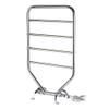 Warmrails Traditional Towel Warmer - Free-Standing or Wall Mounted Towel Warmer Rack for Drying Towels and Garments - 34-Inch Chrome Finish Frame with 4 Bars - Model RTC view 1